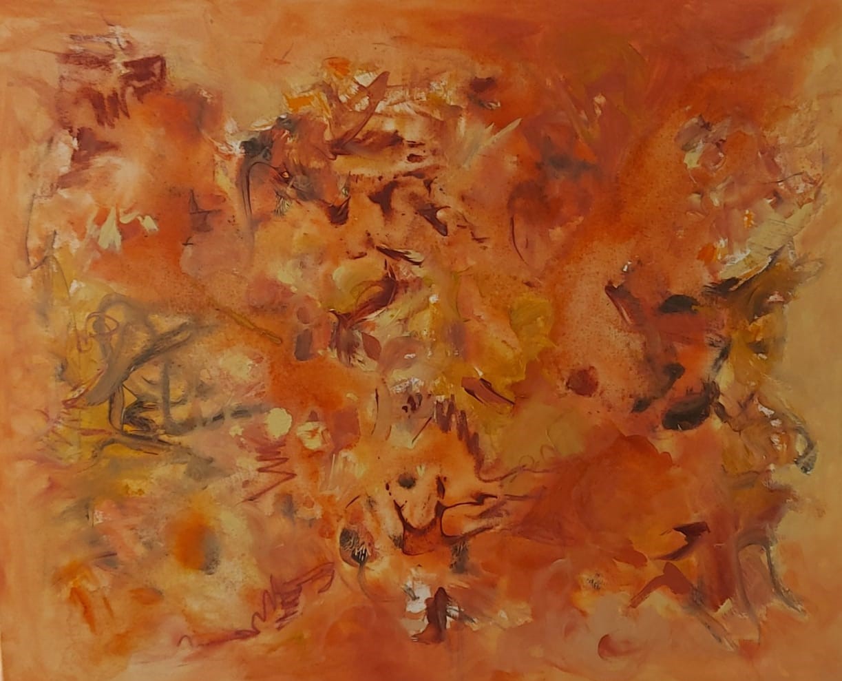 Earth- Pintura sobre tela- 80 x 100 cm.- 2021.