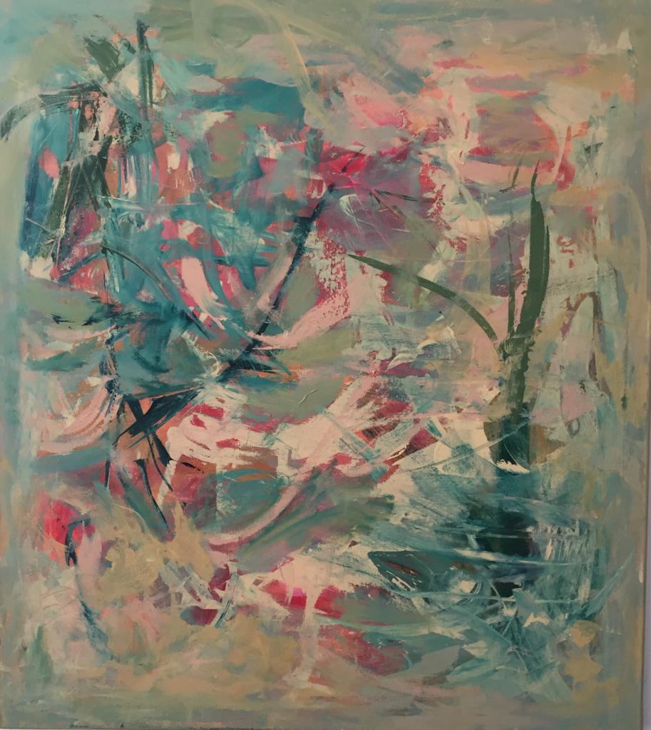 Selva- Pintura sobre tela- 80 x 100 cm.- 2020.