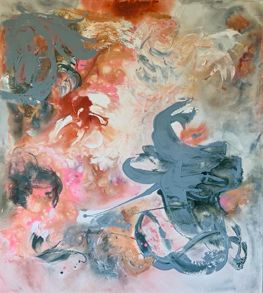 Placeres acrilico 100 x 110 cm. 2020
