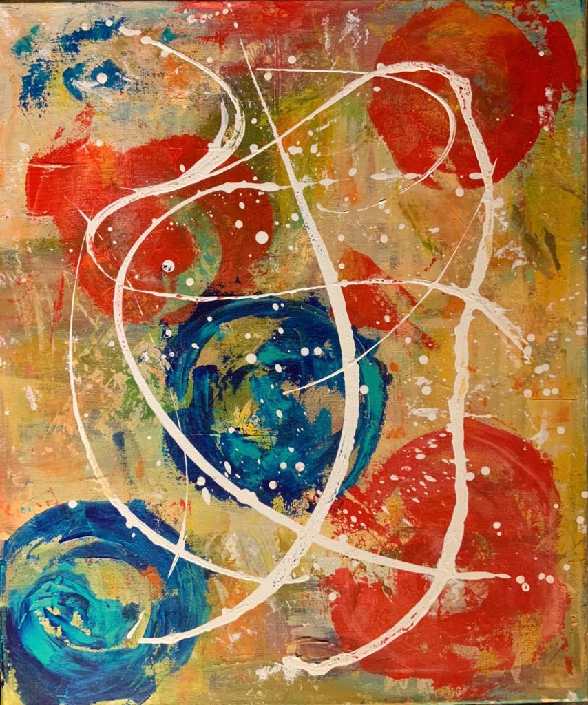 Small shapes of art Acrilico 50 x 60 cm.