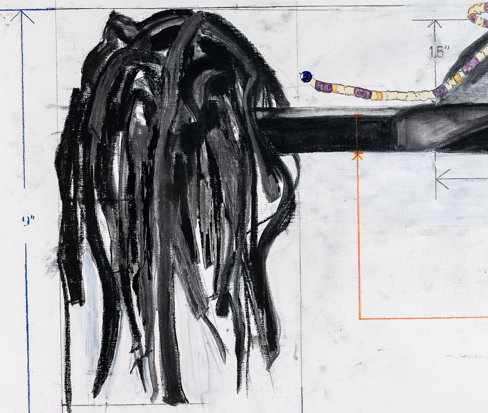 Drawing of Flag Support for A Flag for the Cape Town Revolt (South Africa)