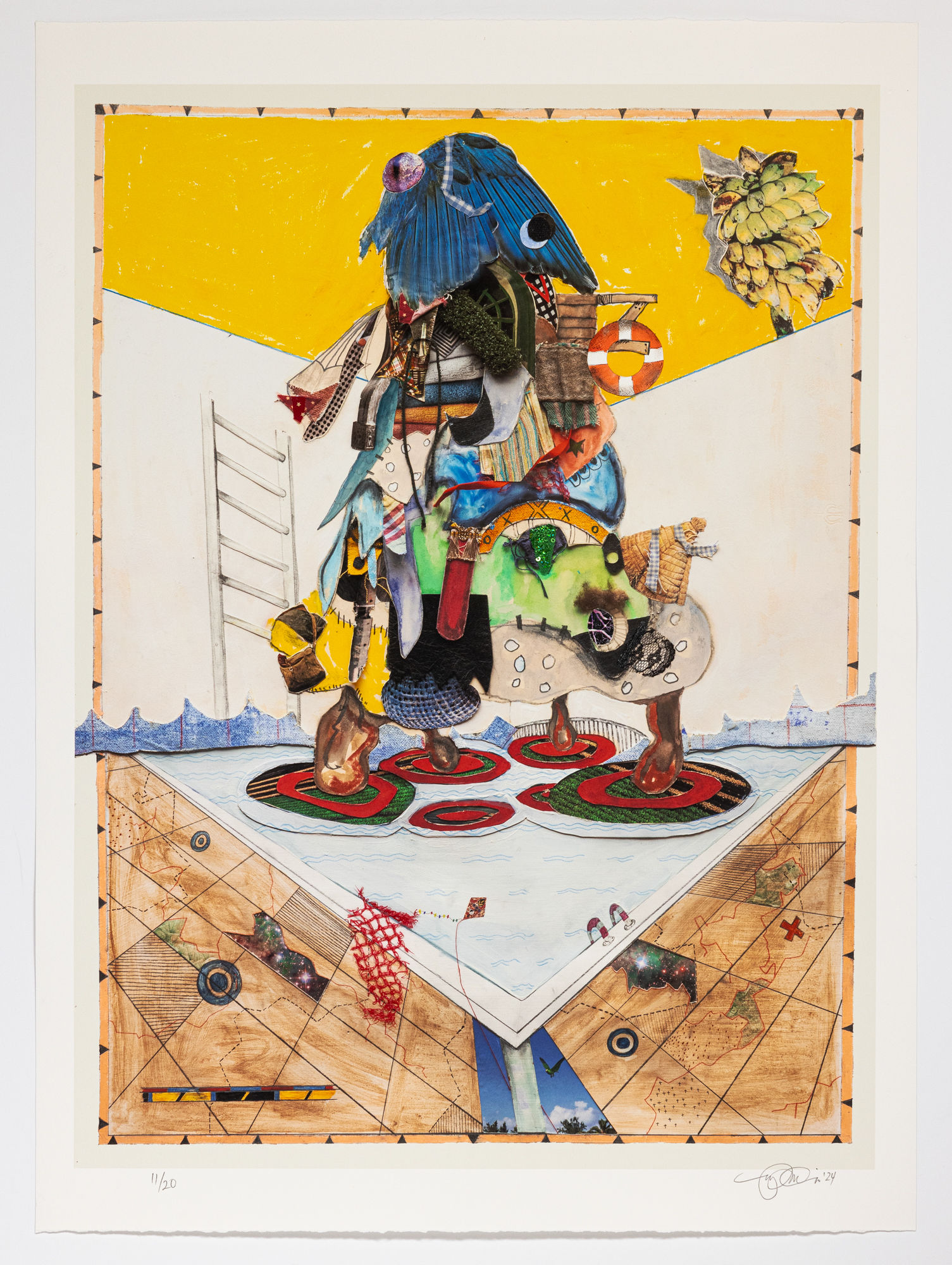 11 of 20 -Bundlehouse: Not a Fig-Ment Hand-Embellished Print