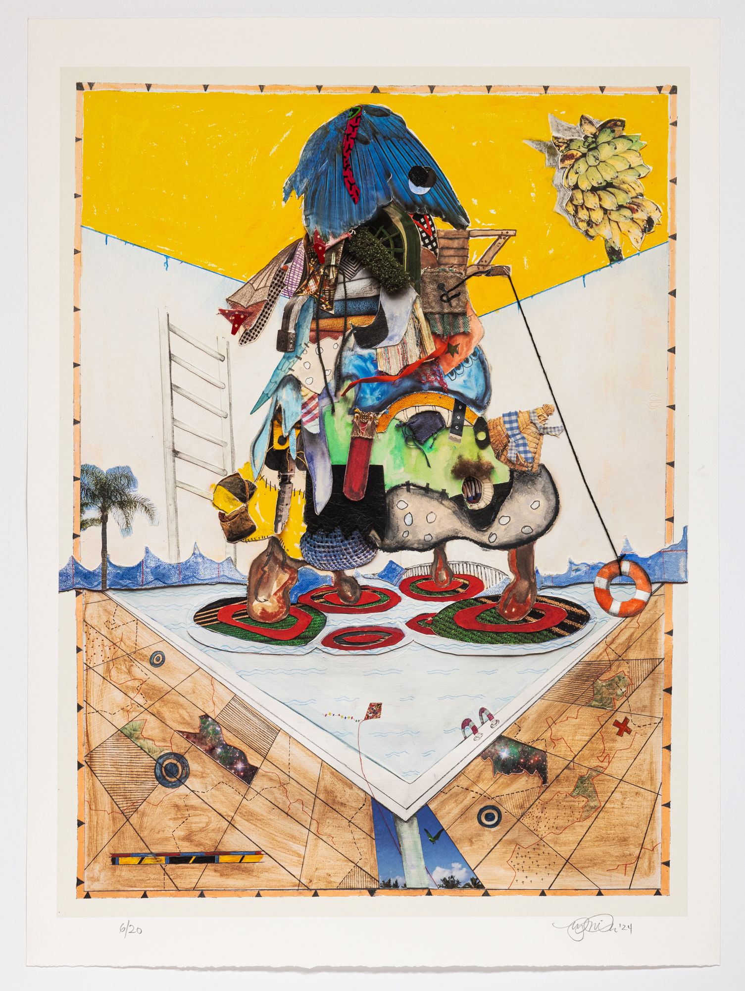 6 of 20 -Bundlehouse: Not a Fig-Ment Hand-Embellished Print