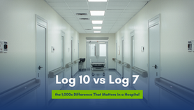 Log 10 vs Log 7 - the 1,000x Difference That Matters in a Hospital