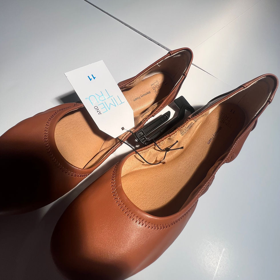 Thumbnail: NEW WOMEN BALLET MEMORY FOAM FLATS