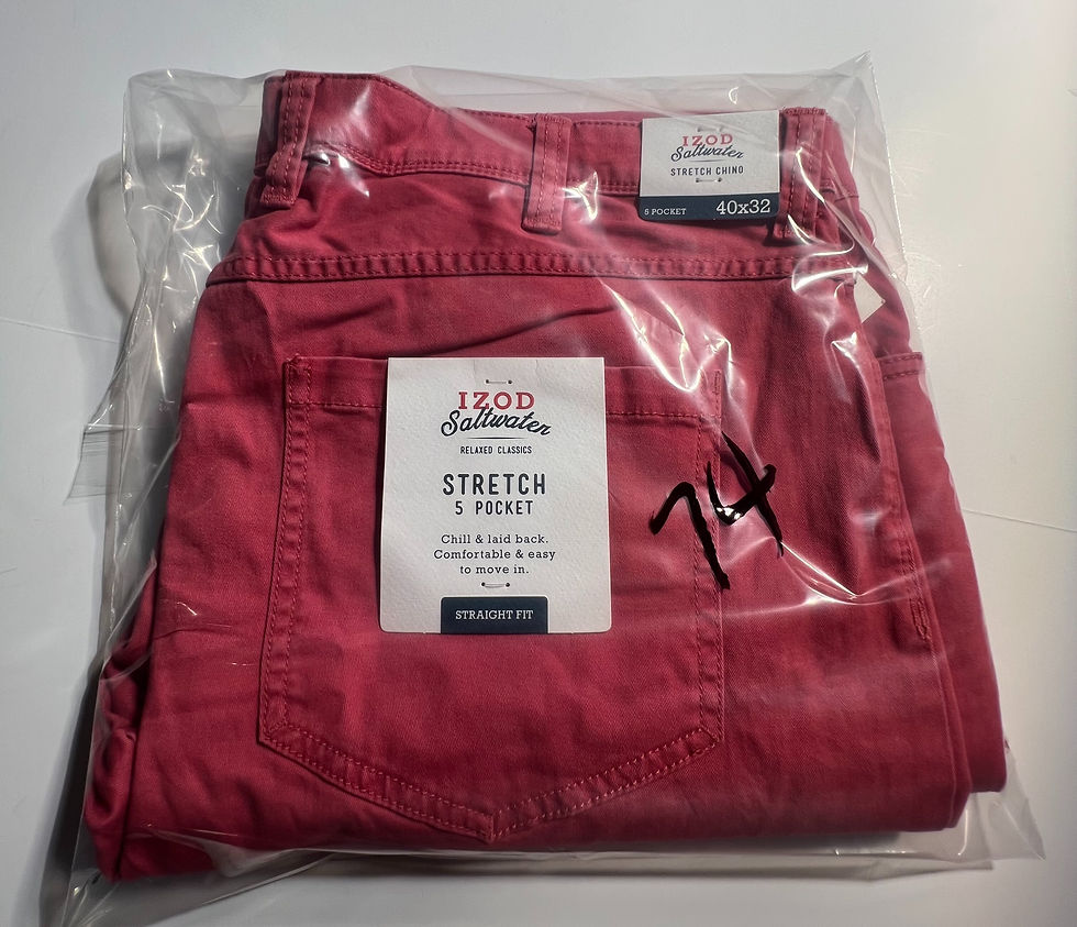 Thumbnail: IZOD STRETCH 5 POCKET PANTS SIZE/40W/32L          #74