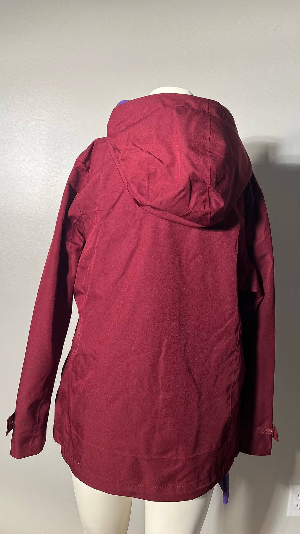 Thumbnail: NEW WOMEN TIME AND TRU BREATHABLE WATERPROOF JACKET