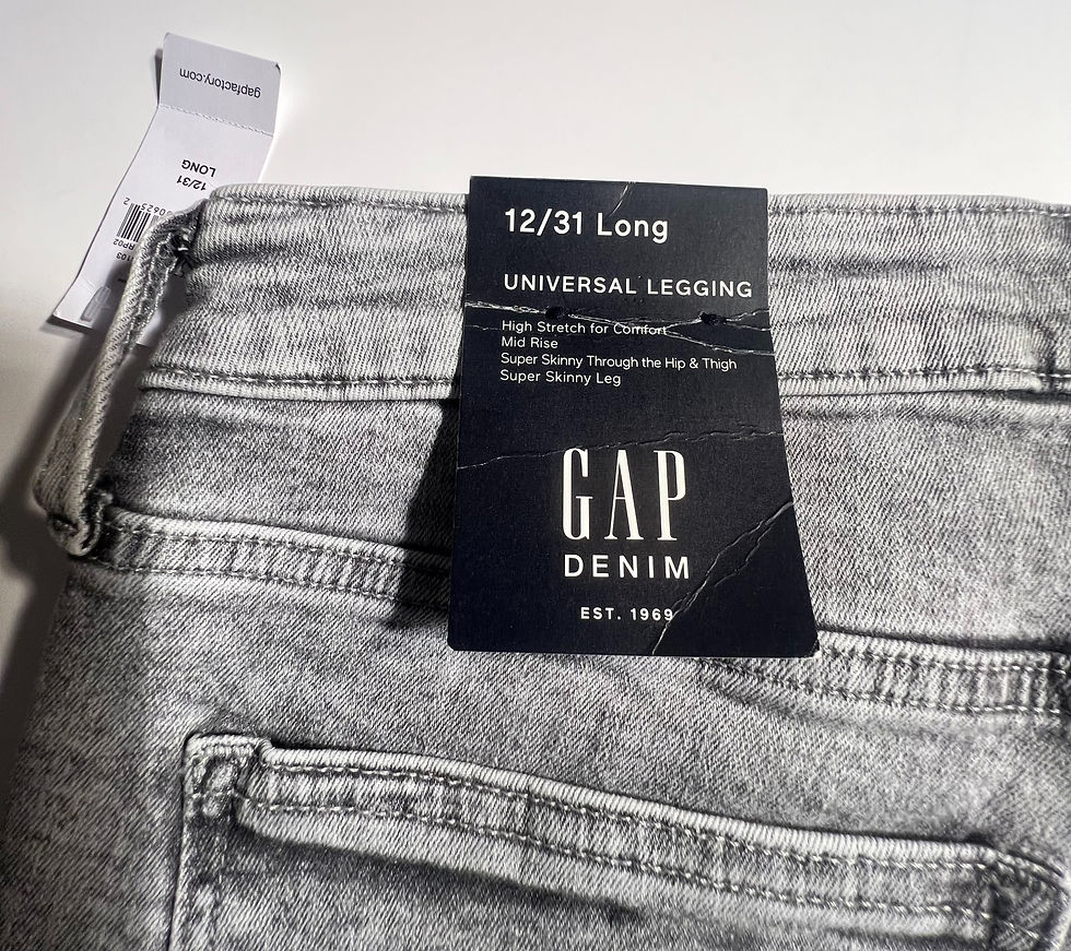 Thumbnail: NEW GAP SUPER STRETCH STONE WASH JEANS 12/31   #71                     