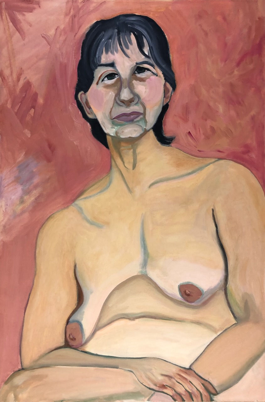 "Rouge Nude" original by Nancy Raizen N.Y. 1936-2004