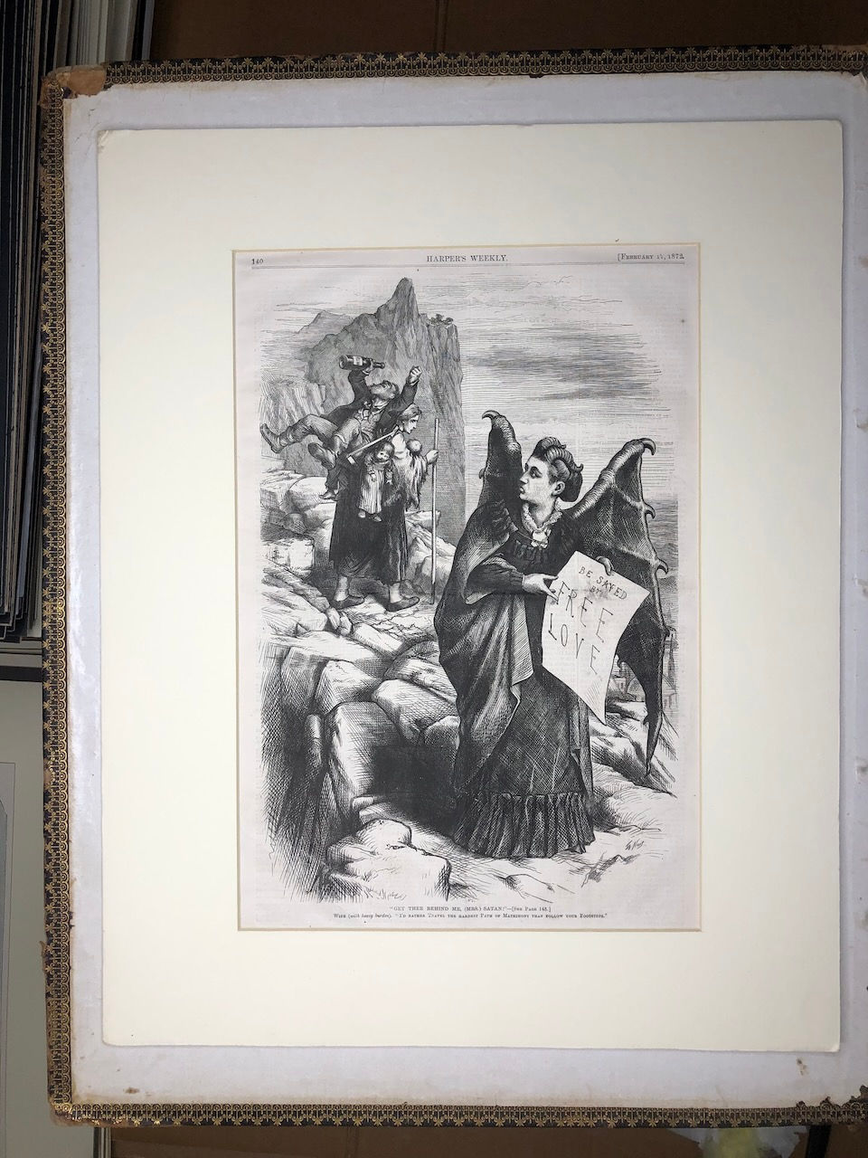 Get Thee Behind Me Mrs. Satan Thomas Nast 1872