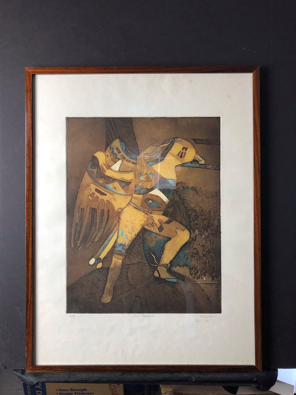"La Mascara"  1980 Falen Juan Valladares Peru (1938-2019)