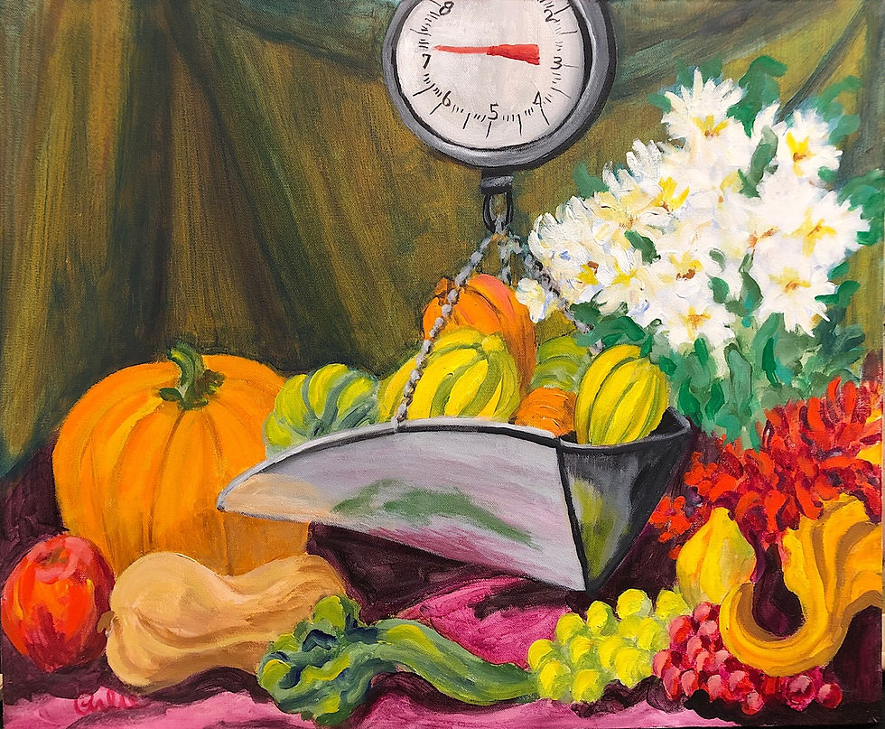 Arlie Fay Bright still life Harvest