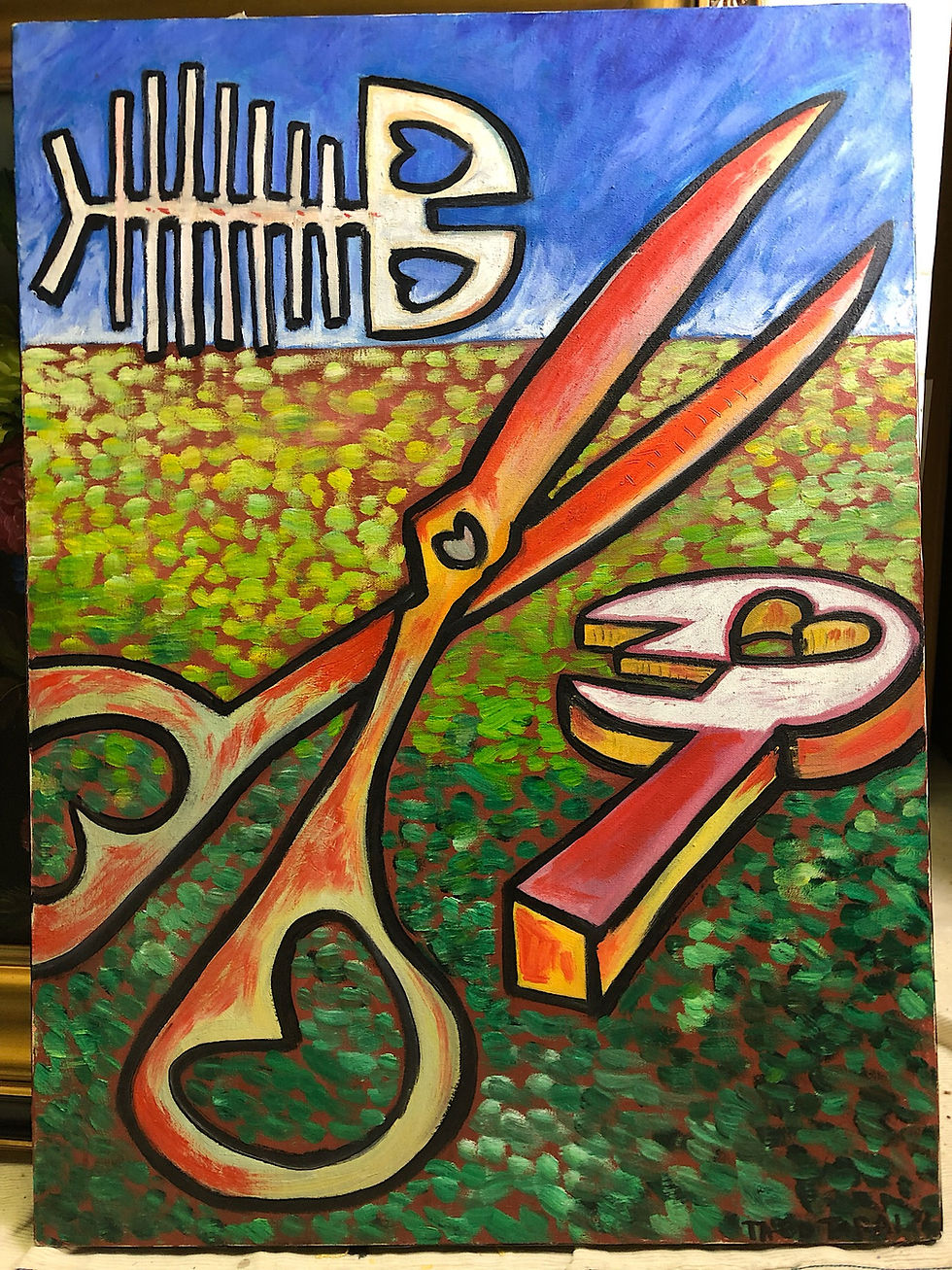 Don't Cut the Head With That Fish original by Tabo Toral northern zephyr