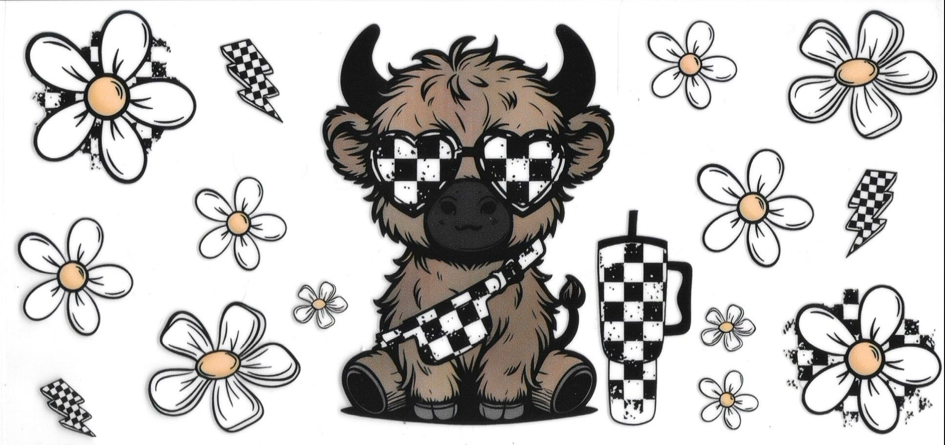 Checkered Cow Cutie