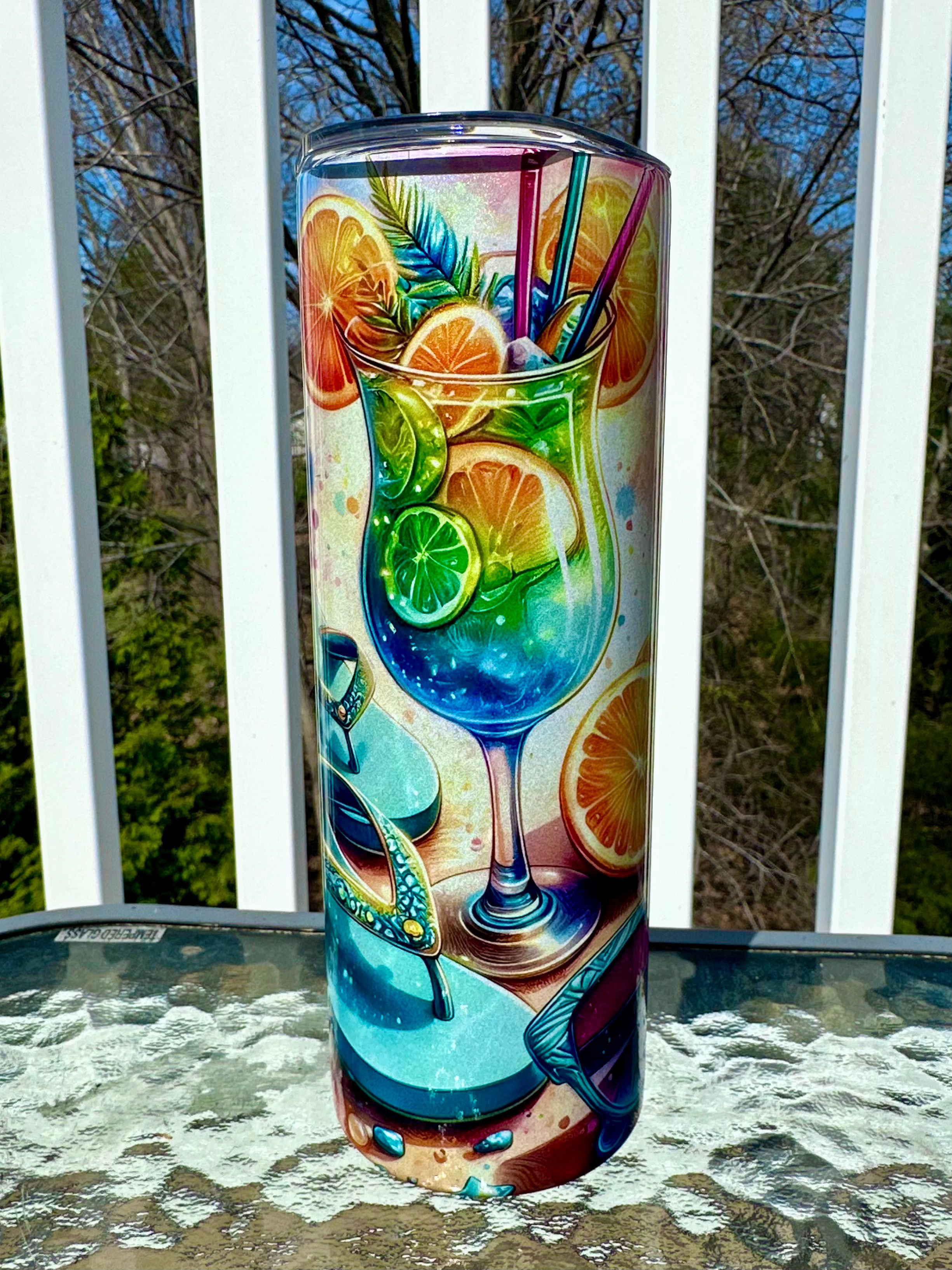Summer Sensations Shimmer 20oz Stainless Tumbler