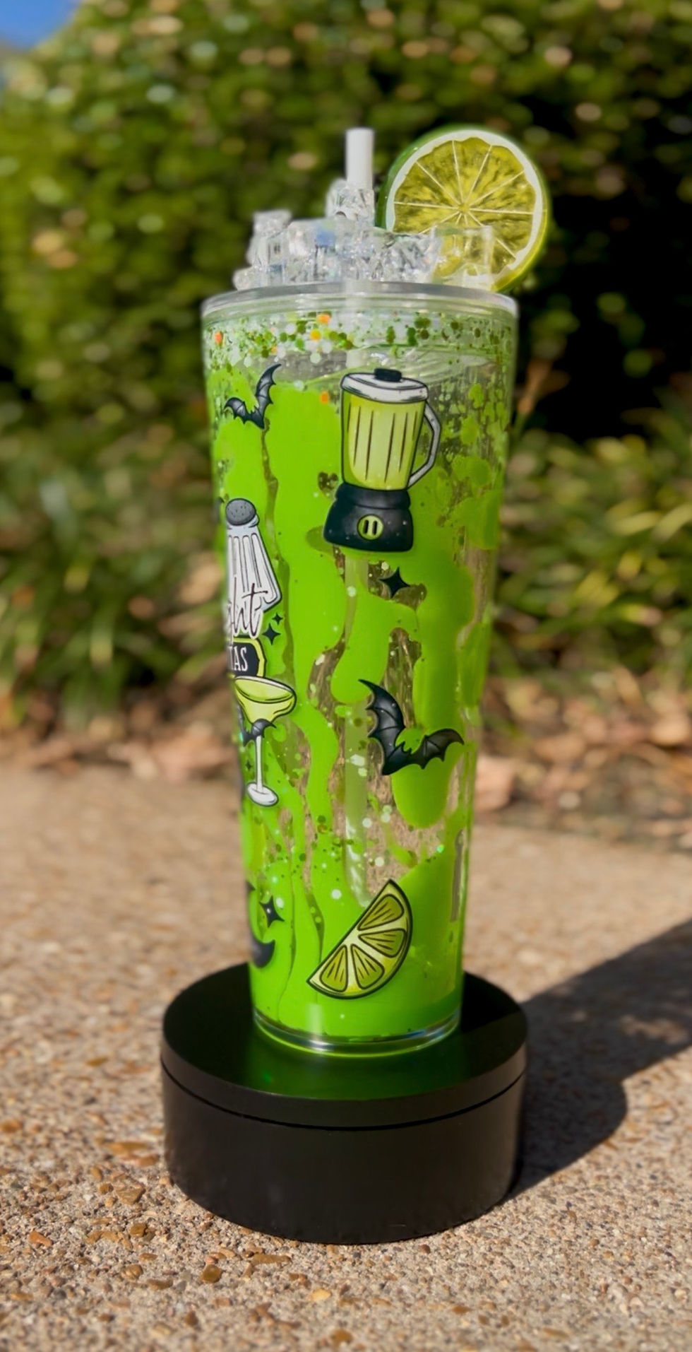 Thumbnail: Midnight Margaritas - 24oz Custom Tumbler with Ice Lid