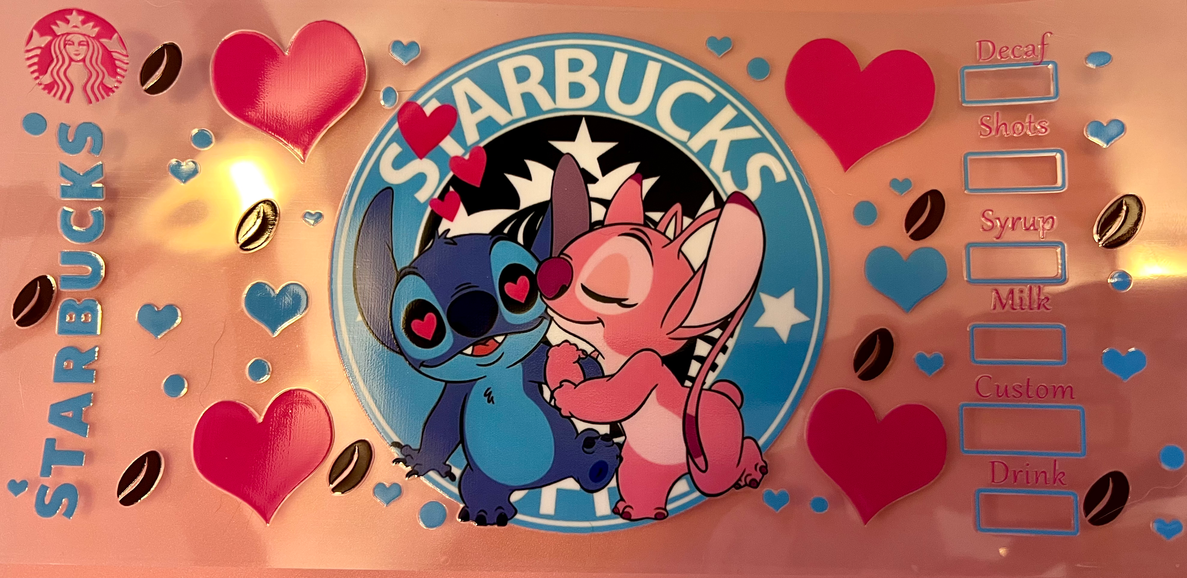 Blue Alien Kisses and Coffee