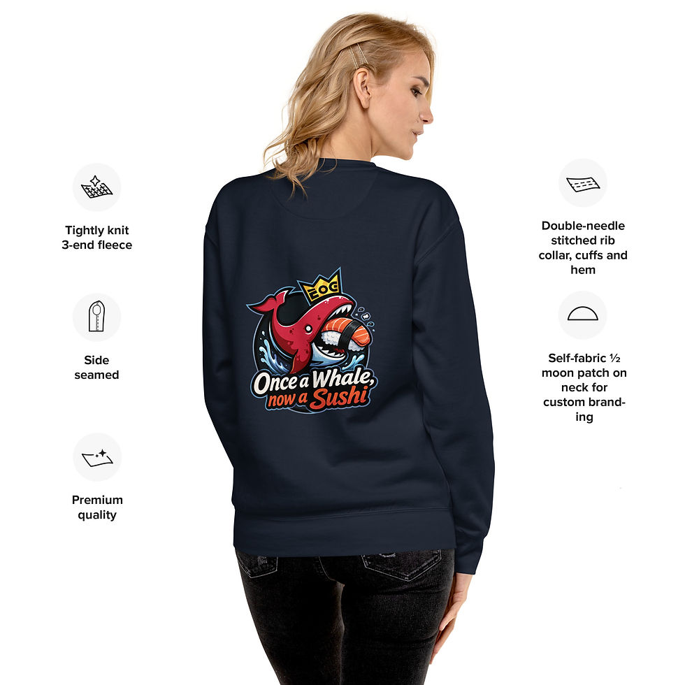 Thumbnail: Sushi Unisex Premium Sweatshirt