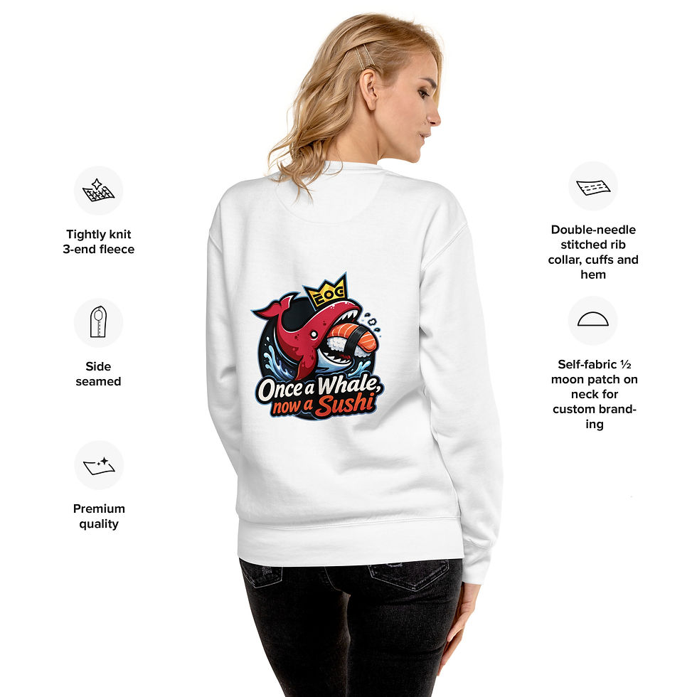 Thumbnail: Sushi Unisex Premium Sweatshirt
