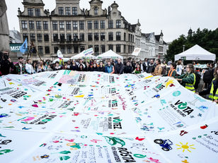 Vote por el futuro: La campaña de Good Food Good Farming culmina en una manifestación en Bruselas