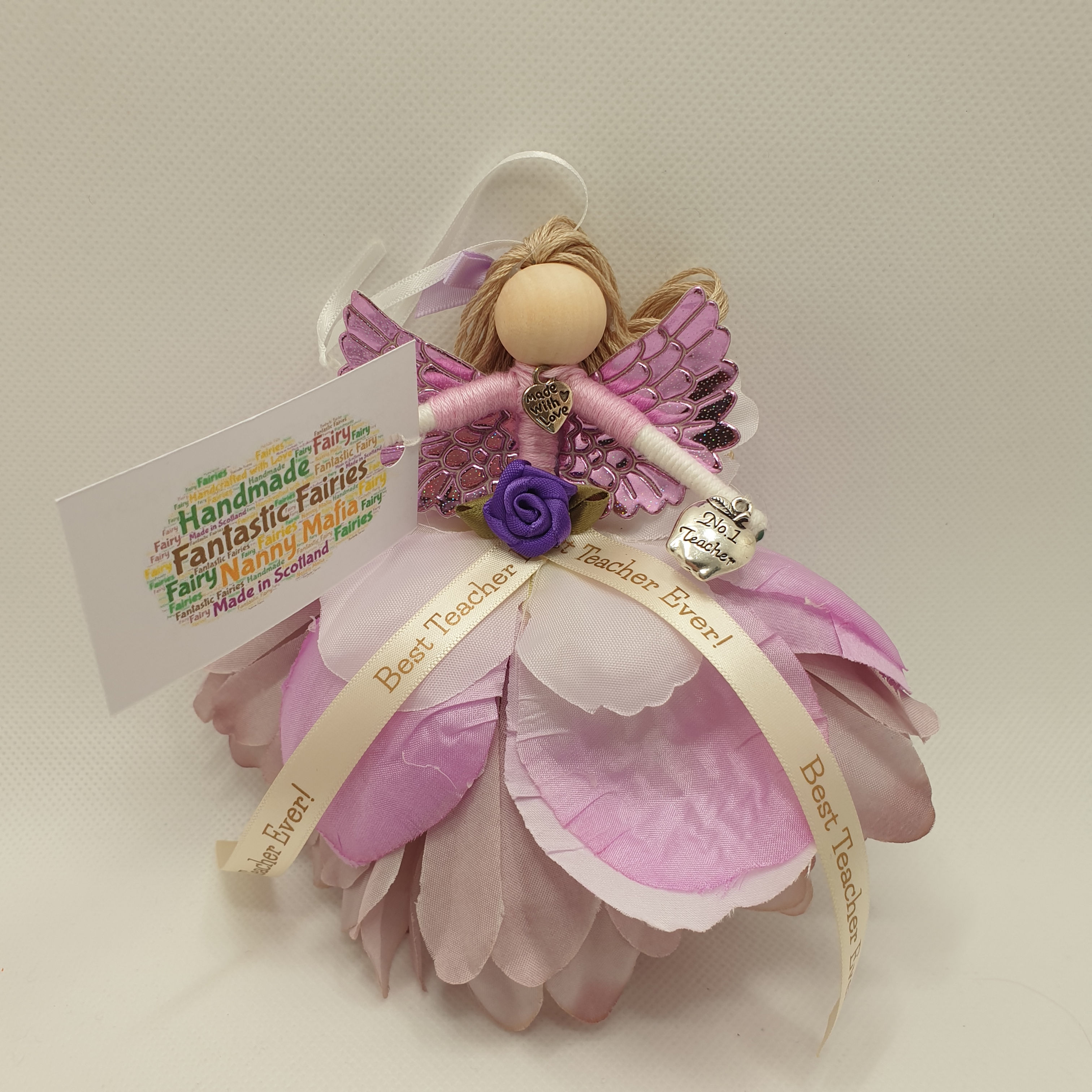 Teacher Thank You Fairy Pink