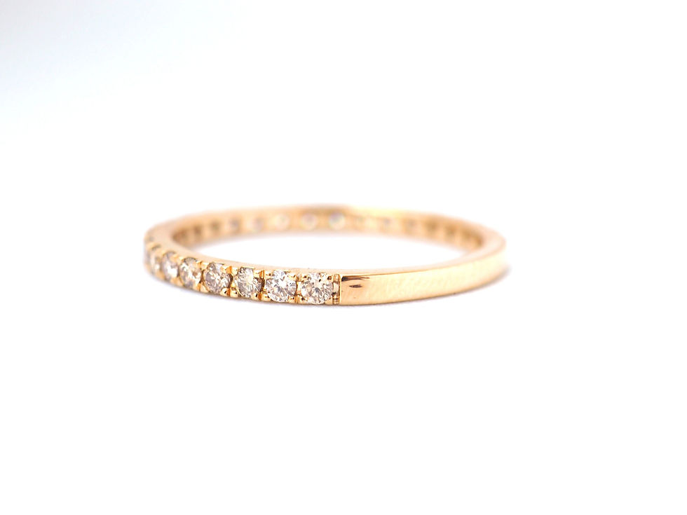 Thumbnail: Champagne Diamond Eternity Ring