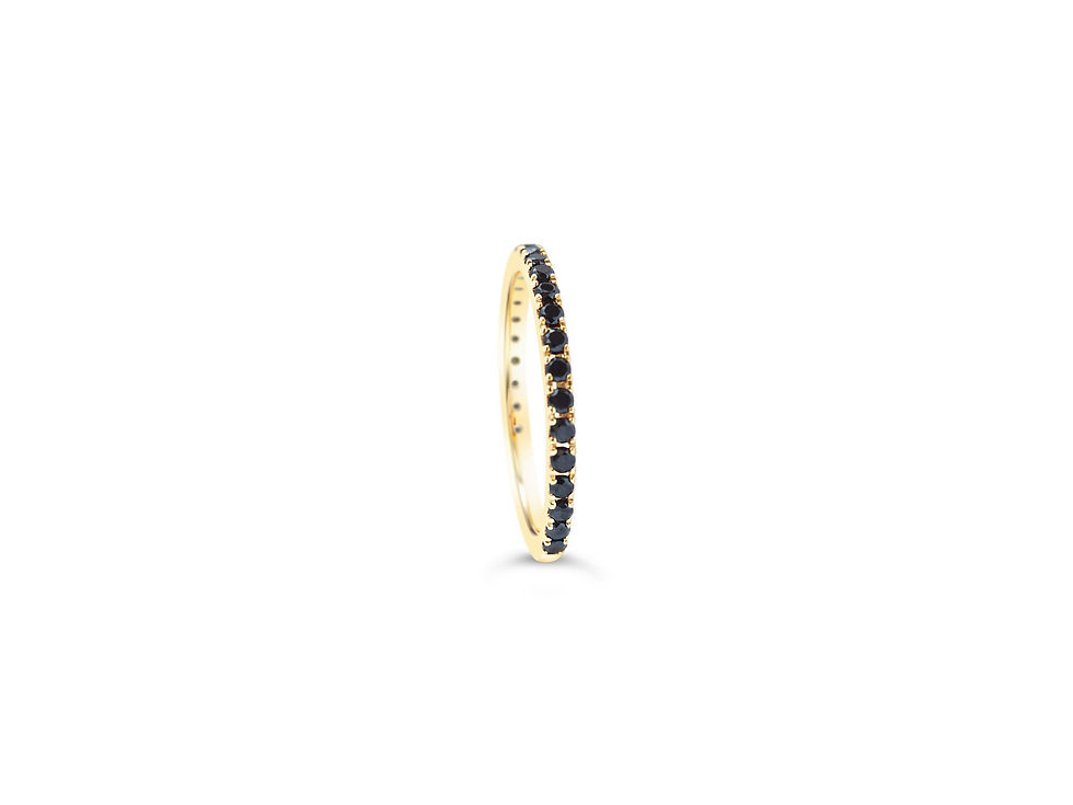 Thumbnail: Black Diamond Eternity Ring