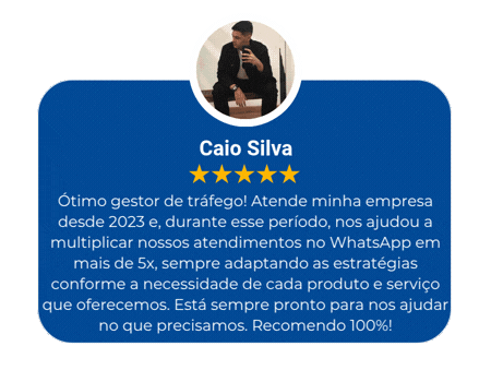 Depoimentos reais de clientes que aumentaram seus resultados com a gestão de tráfego pago da Leads Conecta.