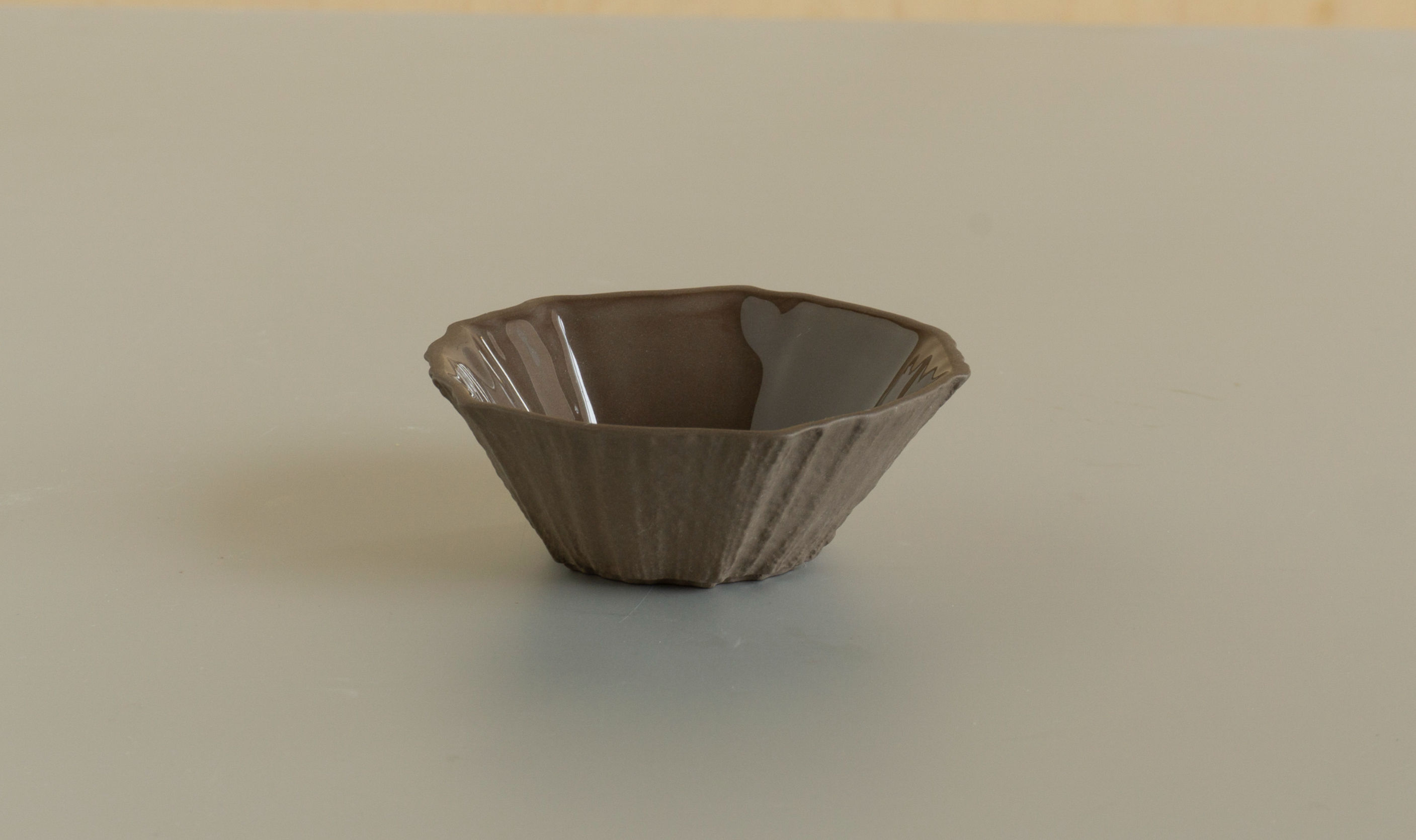 Fringe mini Bowl, porcalain Earth Brown