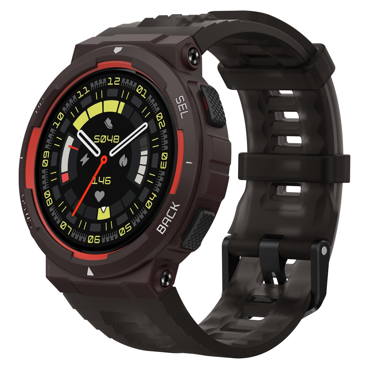 Amazfit Active Edge Smart Watch 46 mm Rugged Sport & Fitness Watch GPS AI Health