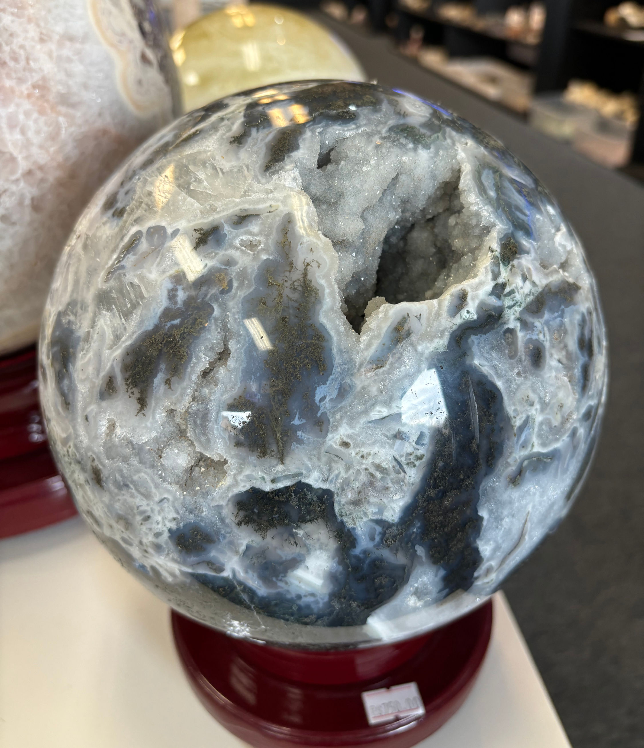 Moss Agate Sphere