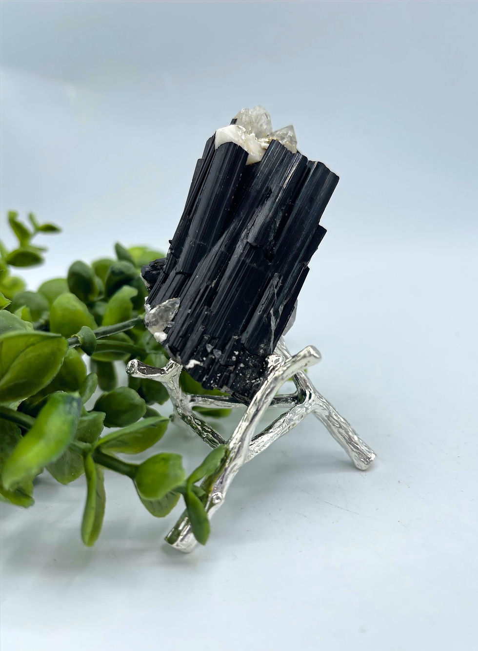 Thumbnail: Black Tourmaline and Quartz