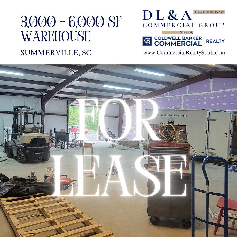 Creating a Triple Win: DL&A Commercial Group Delivers Results with Versatile Warehouse Lease in Summerville, SC
