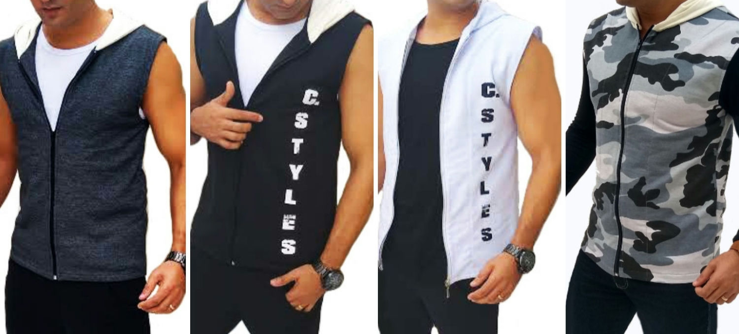 Colete Moletom Slim Clothes Styles