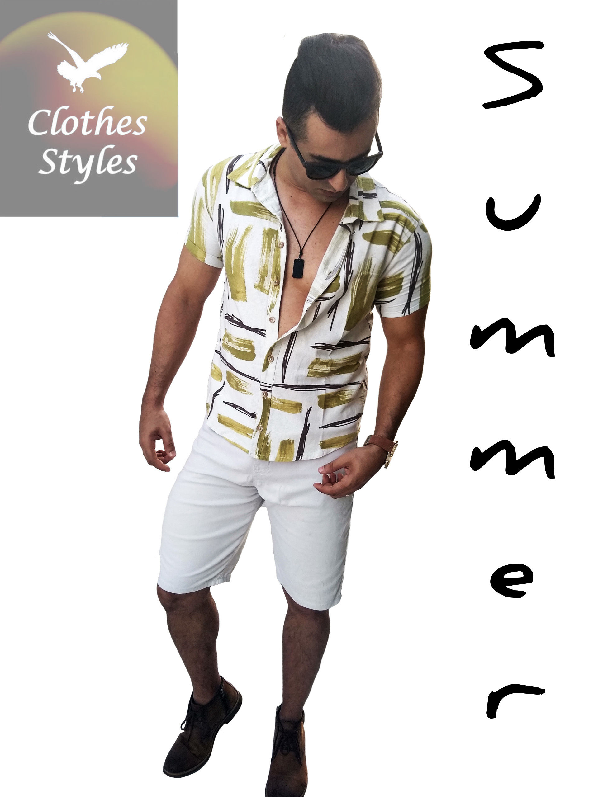Camiseta Masculina Linho Caramel Clothes Styles