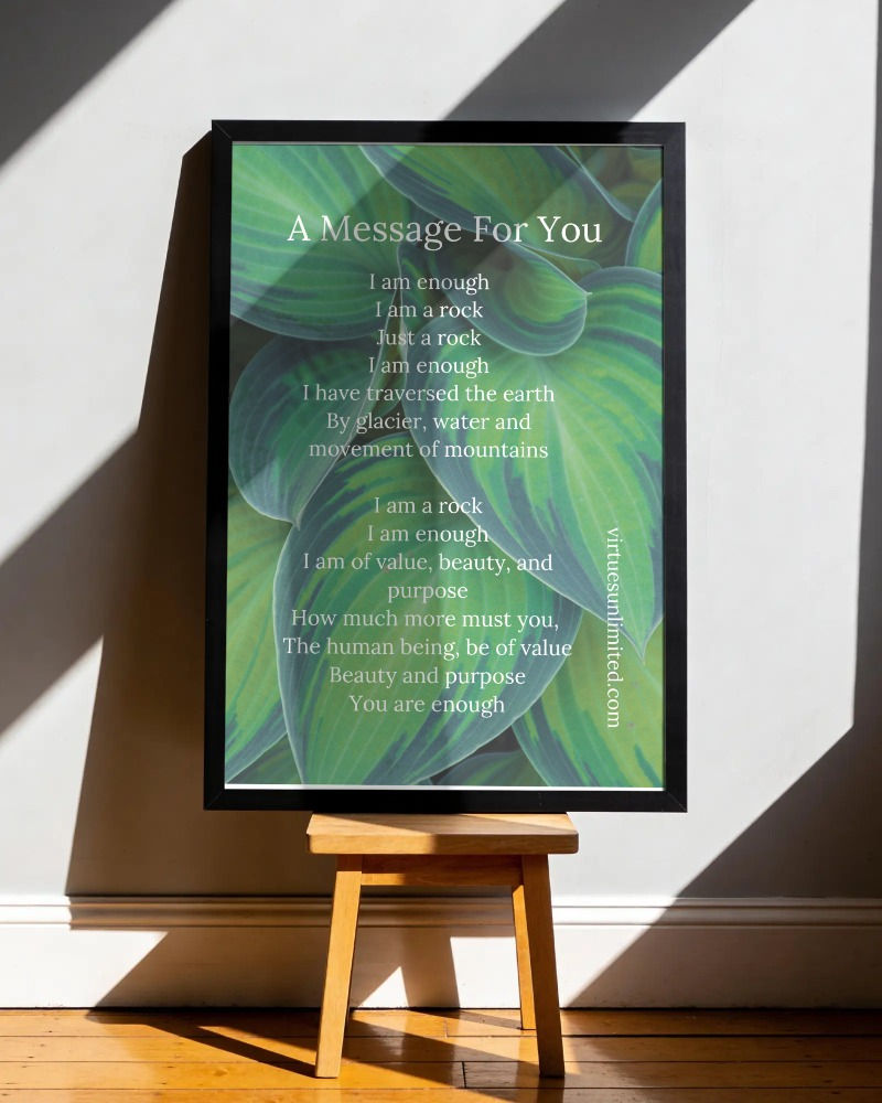 A Message for You , Art Print, Full, Hosta, Digital Download, 18 x 24 & smaller