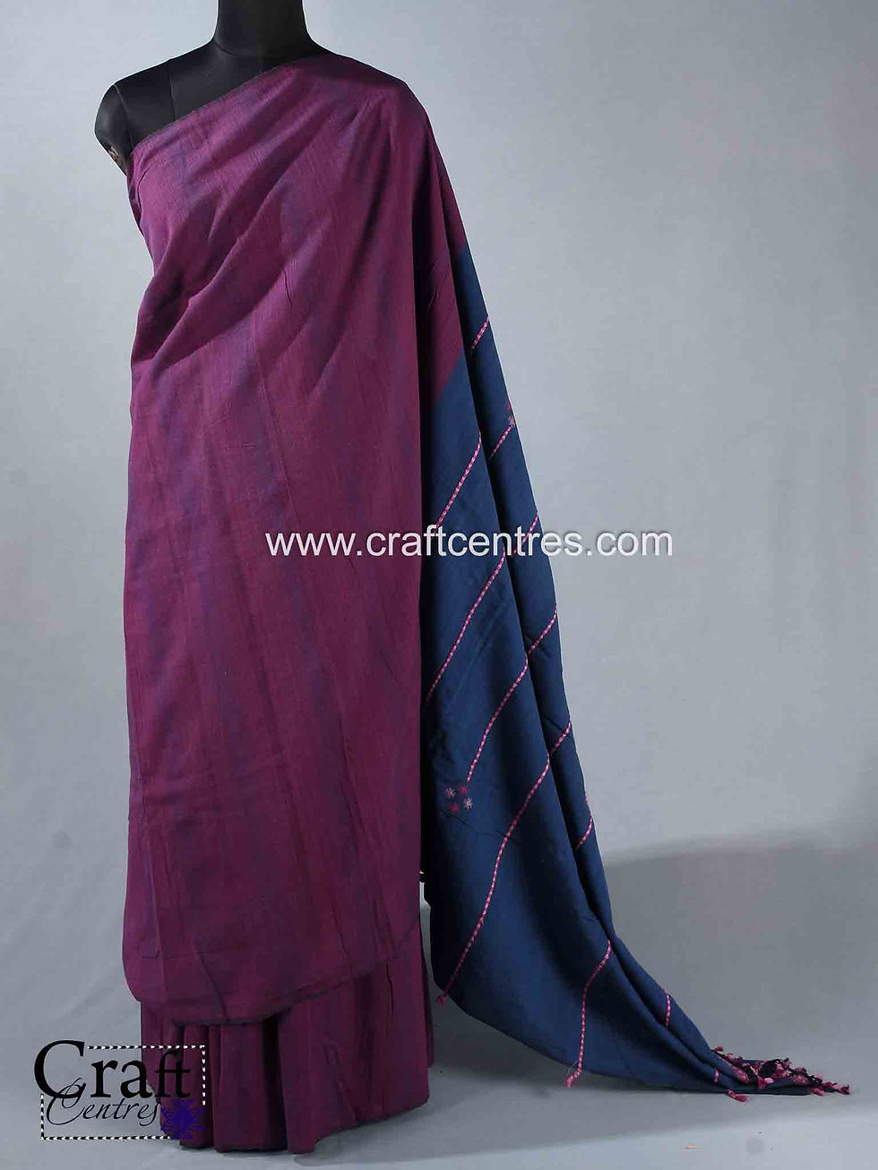 Thumbnail: fine cotton bhujodi saree