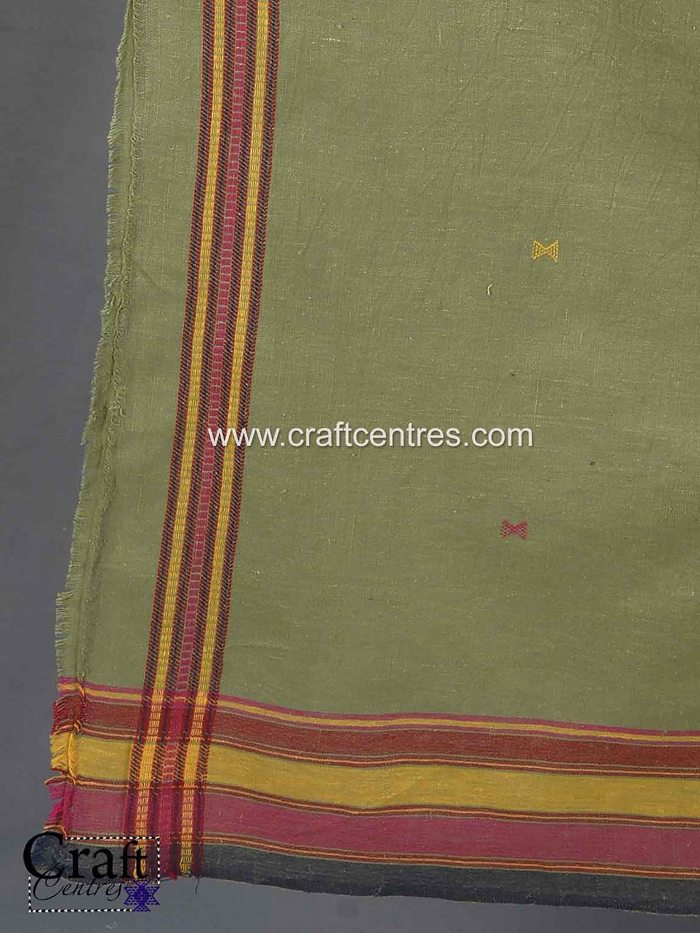 Thumbnail: handloom kutch bhujodi saree and blouse