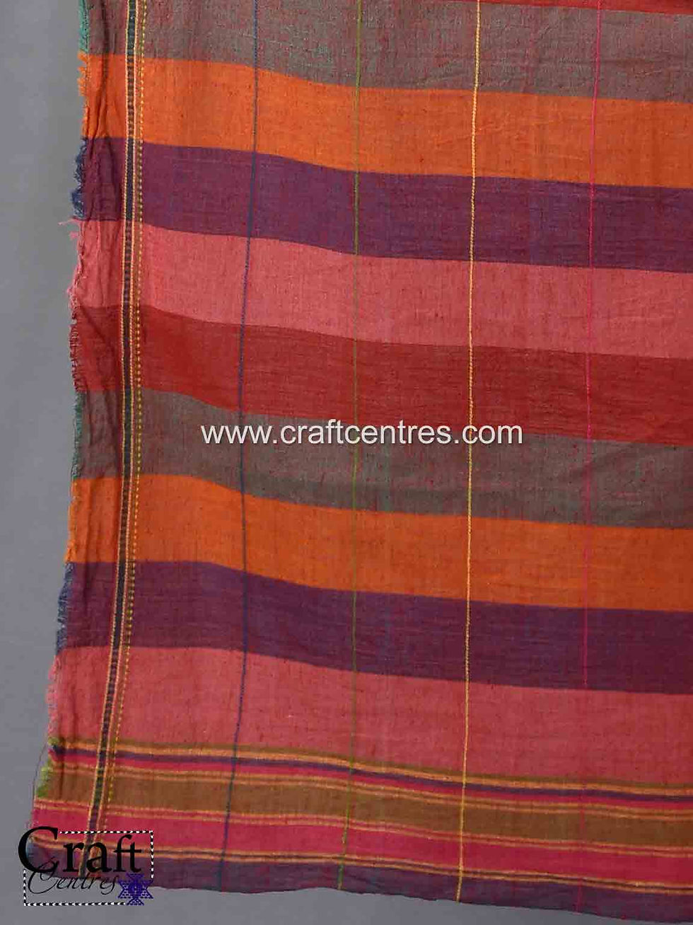 Thumbnail: handwoven kala cotton bhujodi saree