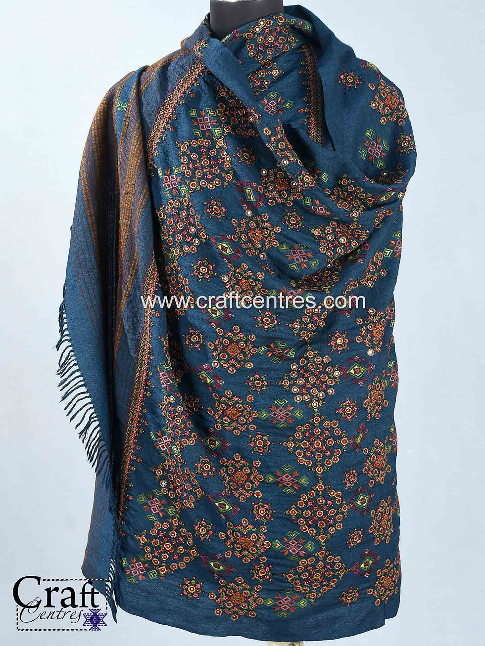 Soof and neran embroidery shawl