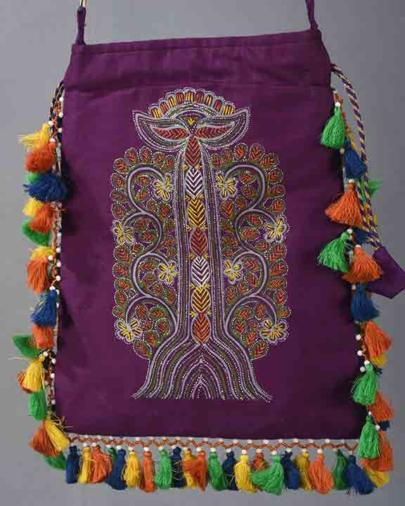 Kutch Rogan Art Potli bag for Women
