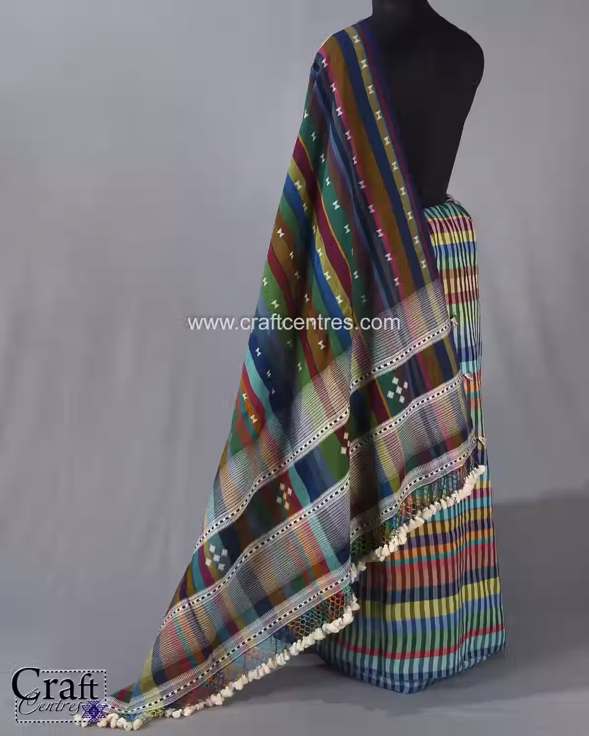 Bhujodi Traditional Fine Cotton Handwoven Saree