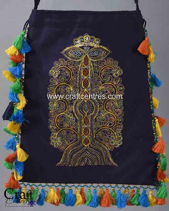 Kutch work rogan art potli bag for women