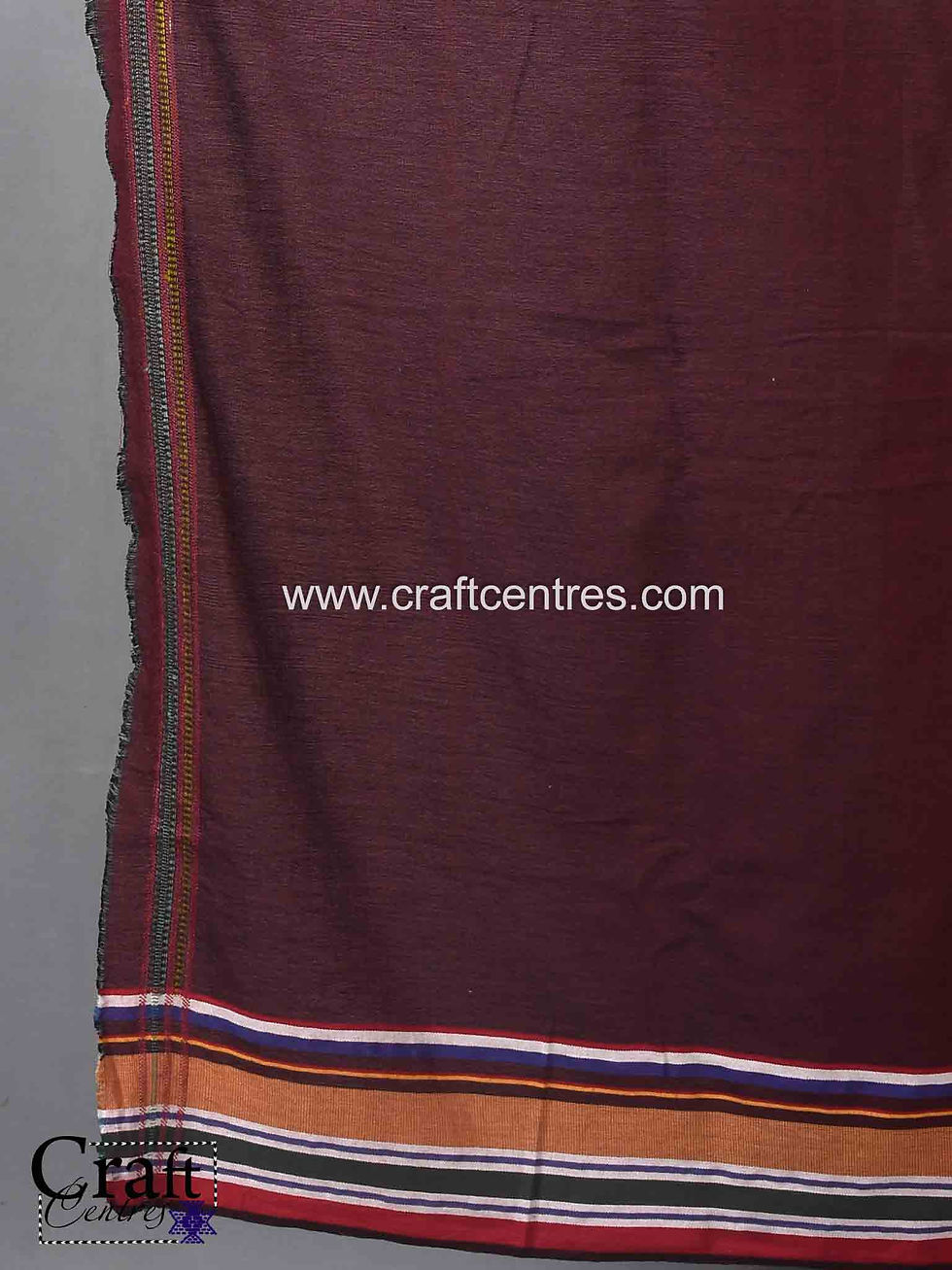 Thumbnail: handloom of bhujodi tussar silk saree and blouse piece
