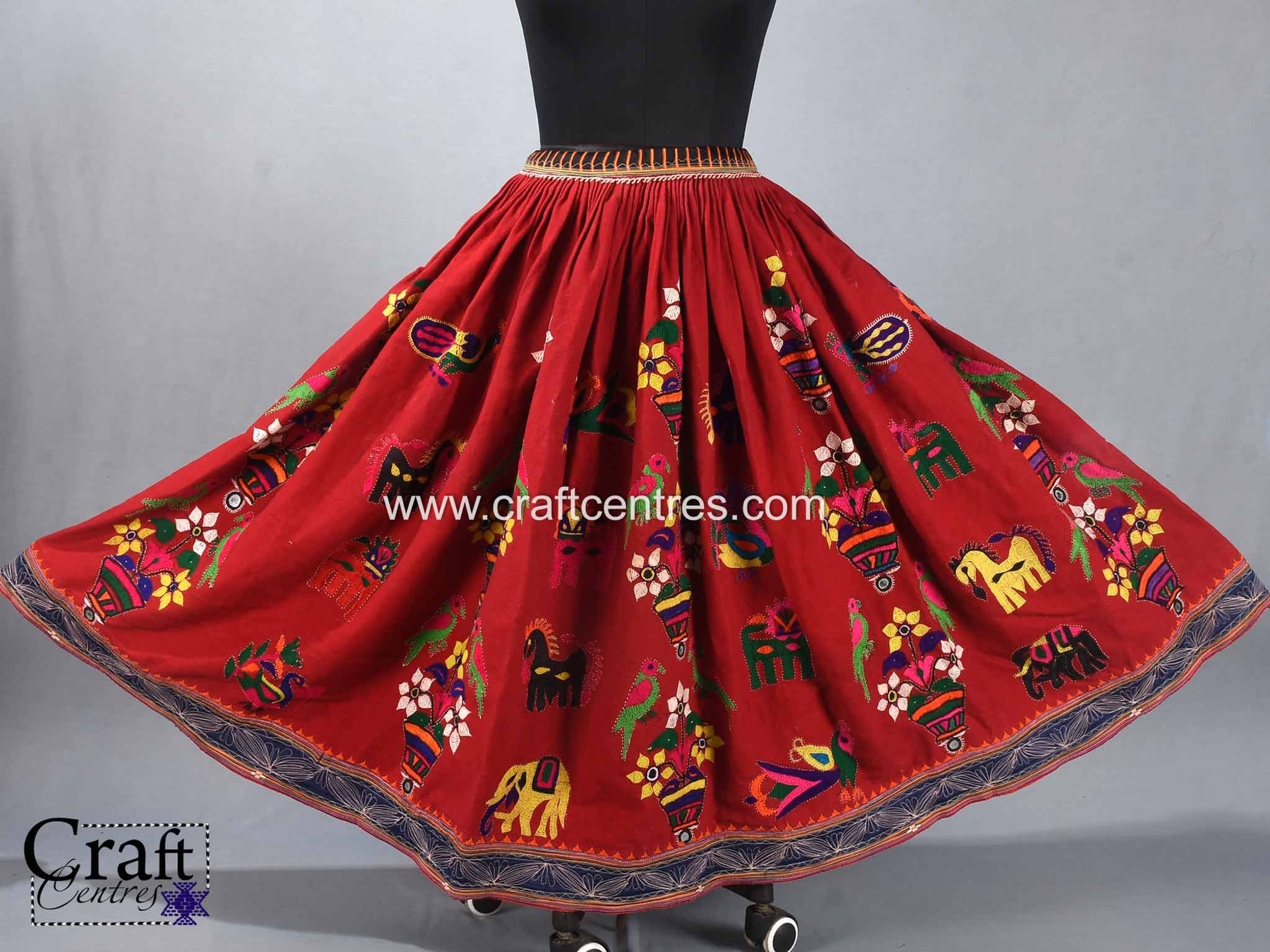 Antique lehenga from curated crafts of Kutch