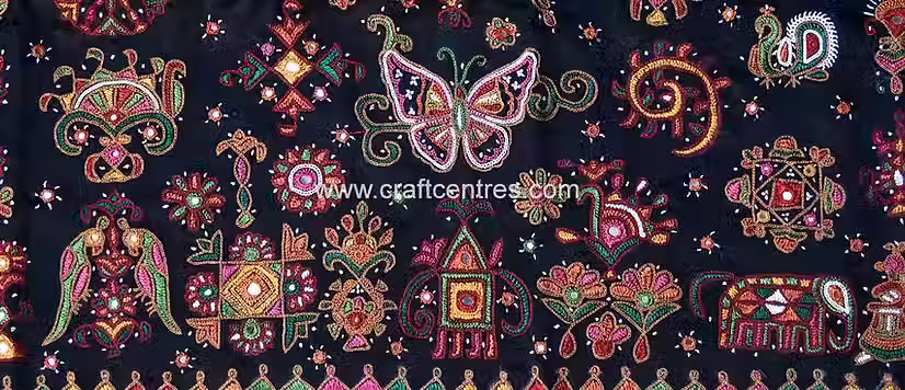 Kutch Embroidery Blouse Piece.avif