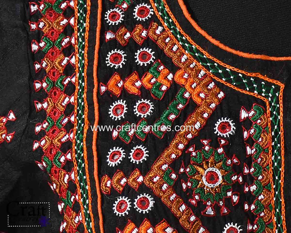 Kutchi Kanchali - kutch embroidery stitched blouse