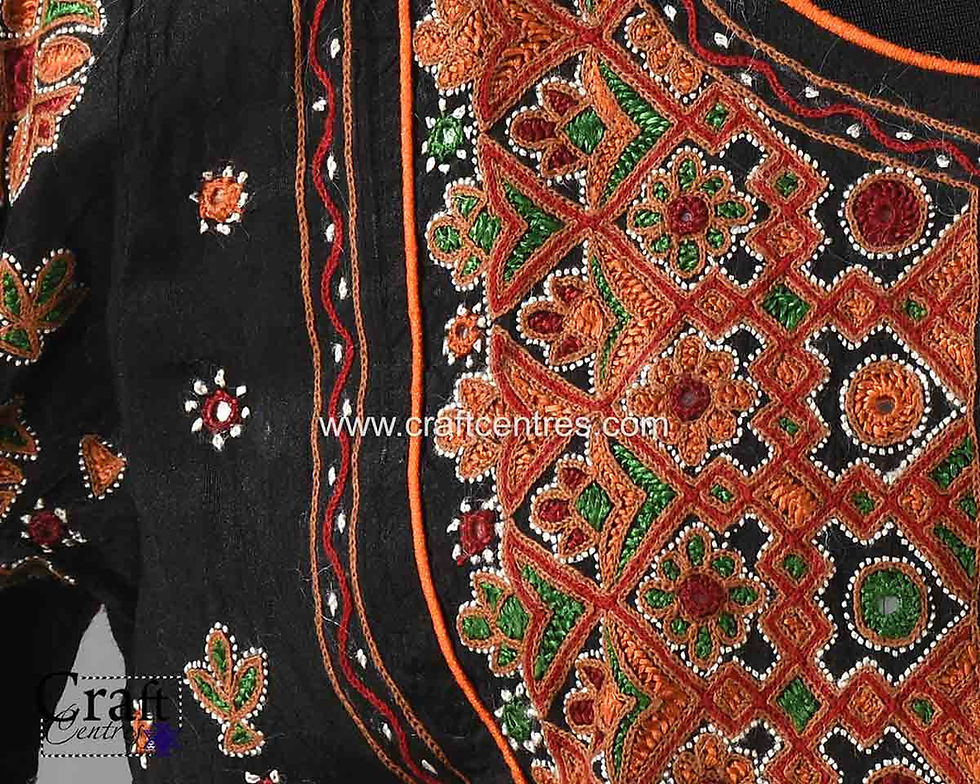 Traditional Ahir kutch embroidery kanchali stitched blouse stitched top