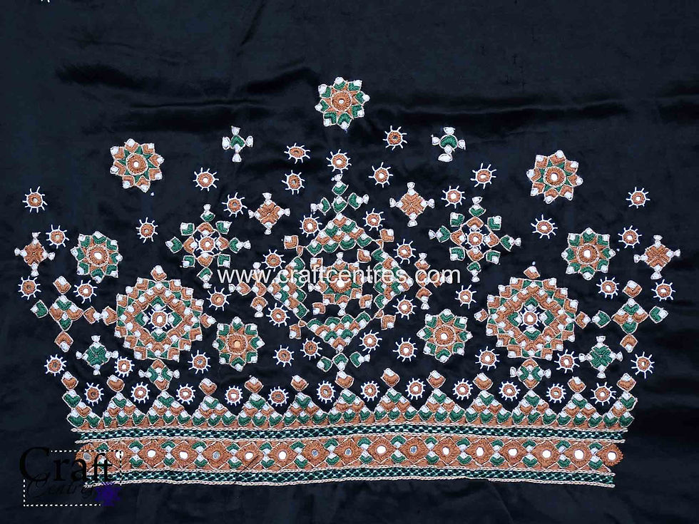 Thumbnail: blouse material of kutch embroidery