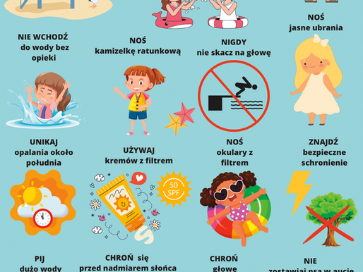 WAKACJE. Życzymy wszystkim dobrego wypoczynku.